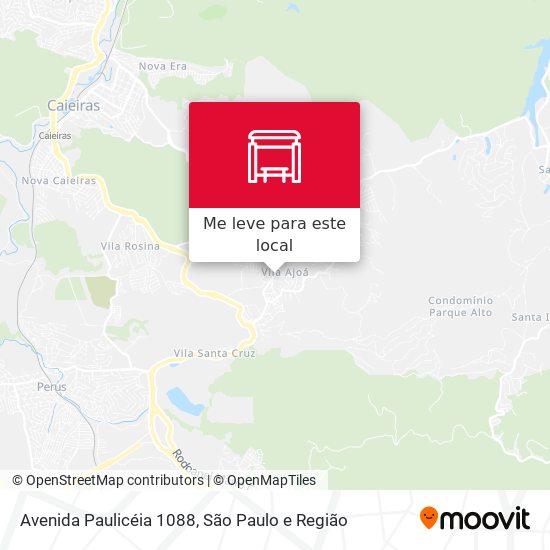 Avenida Paulicéia 1088 mapa