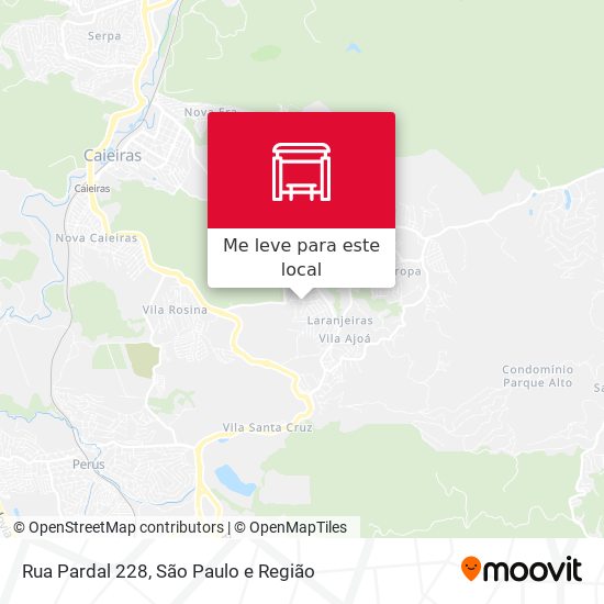 Rua Pardal 228 mapa