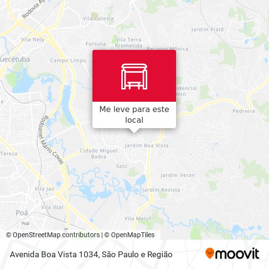 Avenida Boa Vista 1034 mapa