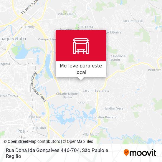 Rua Doná Ida Gonçalves 446-704 mapa