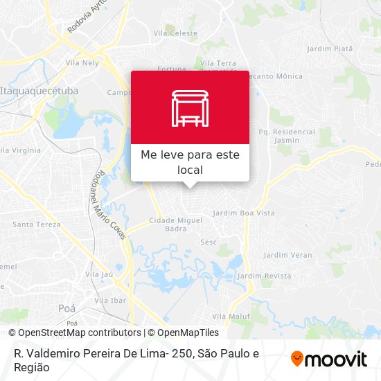 R. Valdemiro Pereira De Lima- 250 mapa