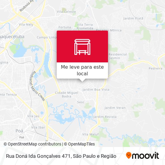 Rua Doná Ida Gonçalves 471 mapa