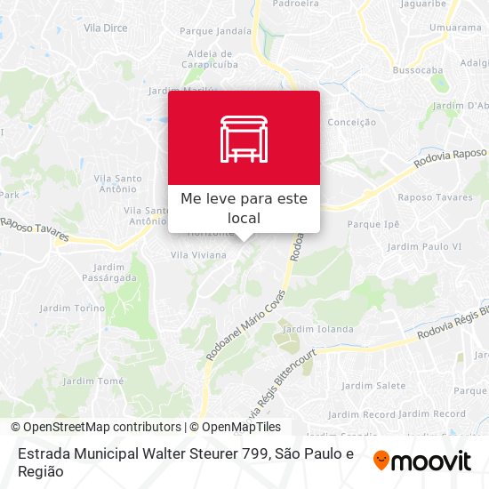 Estrada Municipal Walter Steurer 799 mapa