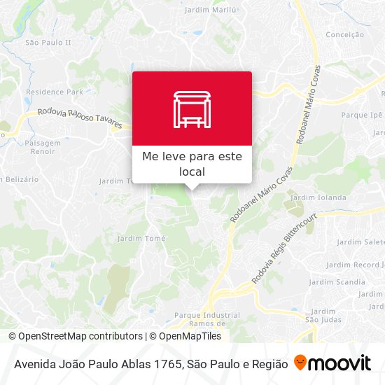 Avenida João Paulo Ablas 1765 mapa