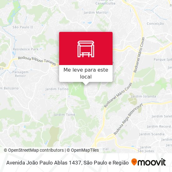 Avenida João Paulo Ablas 1437 mapa