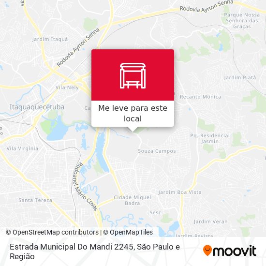 Estrada Municipal Do Mandi 2245 mapa