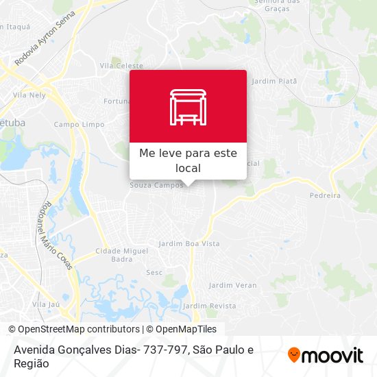 Avenida Gonçalves Dias- 737-797 mapa