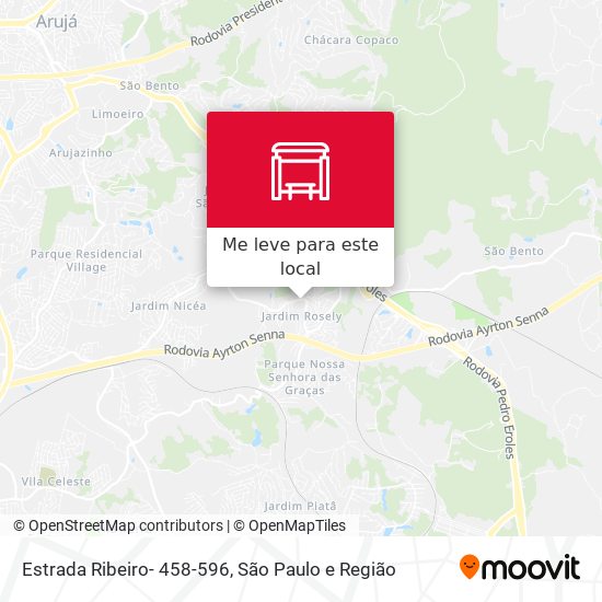 Estrada Ribeiro- 458-596 mapa