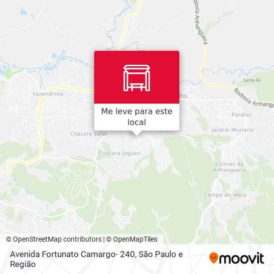 Avenida Fortunato Camargo- 240 mapa