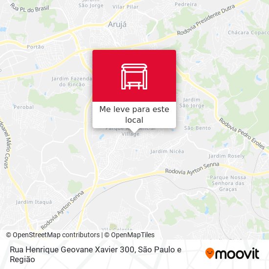 Rua Henrique Geovane Xavier 300 mapa