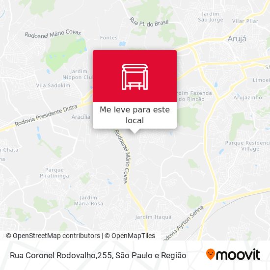 Rua Coronel Rodovalho,255 mapa