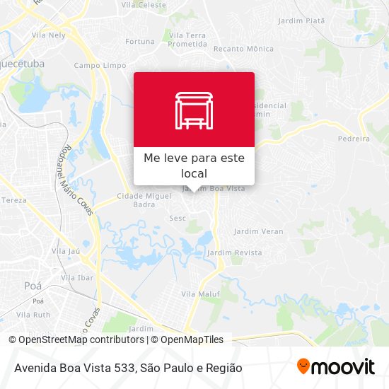 Avenida Boa Vista 533 mapa