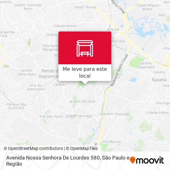 Avenida Nossa Senhora De Lourdes 580 mapa