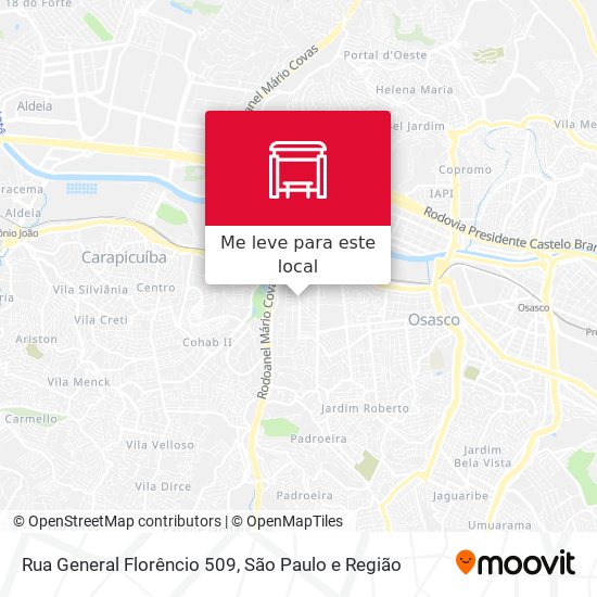 Rua General Florêncio 509 mapa