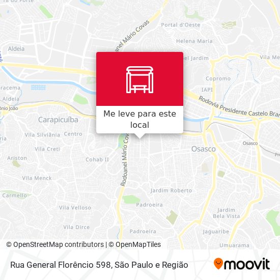 Rua General Florêncio 598 mapa