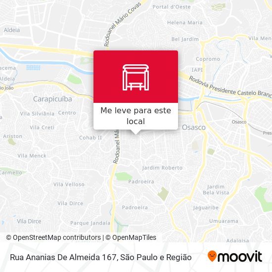 Rua Ananias De Almeida 167 mapa