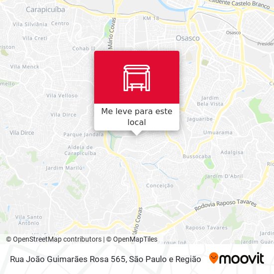 Rua João Guimarães Rosa 565 mapa