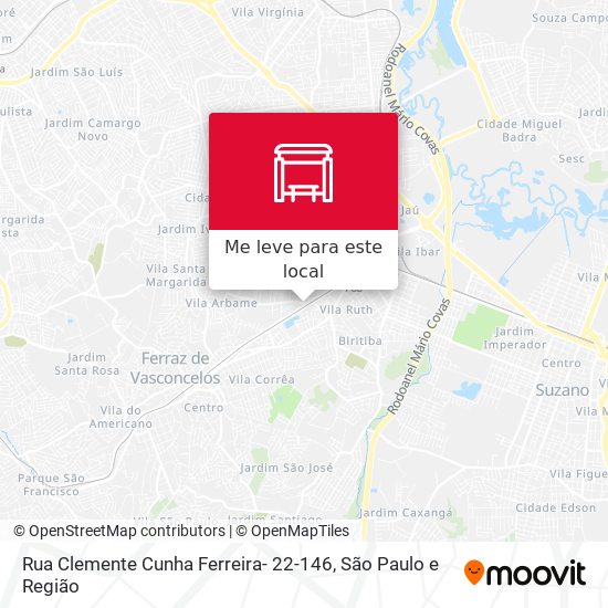 Rua Clemente Cunha Ferreira- 22-146 mapa