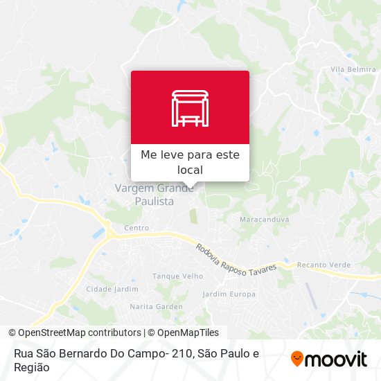 Rua São Bernardo Do Campo- 210 mapa