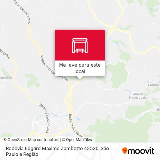 Rodovia Edgard Máximo Zambotto 43520 mapa