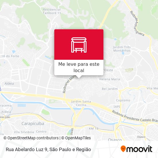 Rua Abelardo Luz 9 mapa