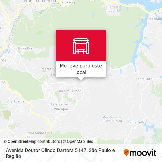 Avenida Doutor Olindo Dartora 5147 mapa