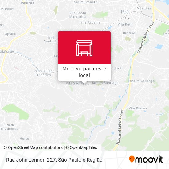 Rua John Lennon  227 mapa