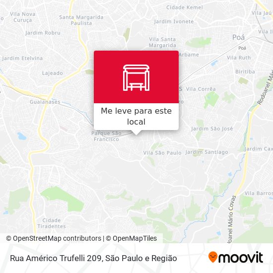 Rua Américo Trufelli 209 mapa