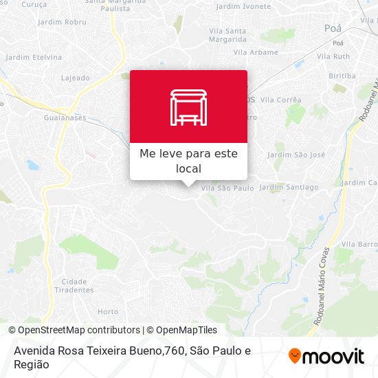 Avenida Rosa Teixeira Bueno,760 mapa