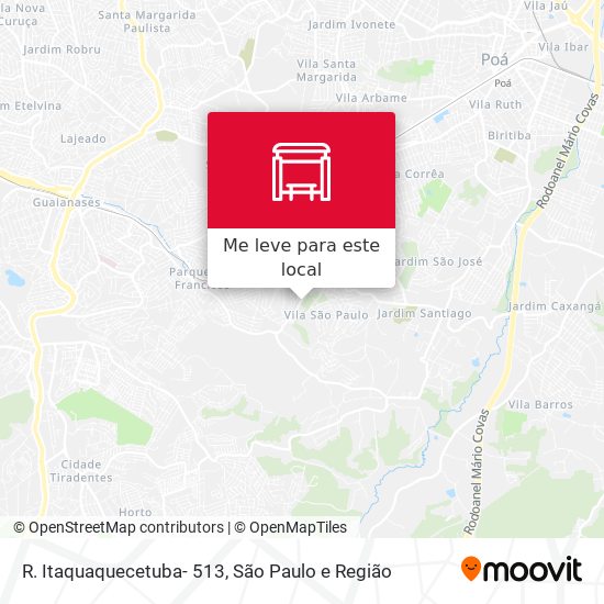 R. Itaquaquecetuba- 513 mapa
