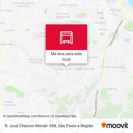 R. José Chacom Moriel- 388 mapa
