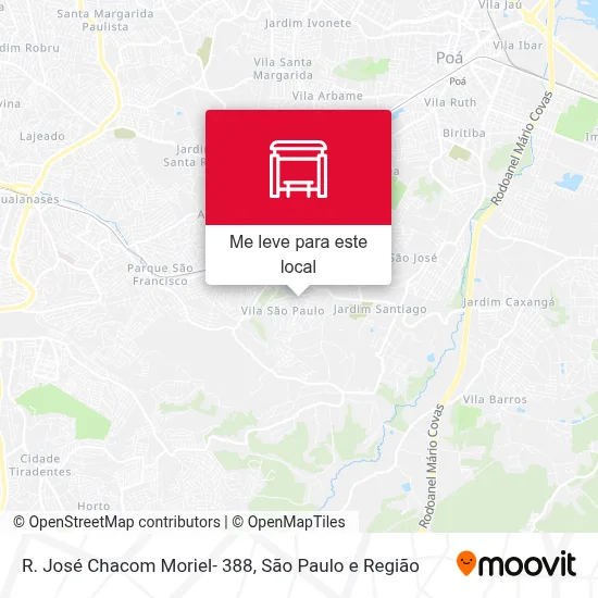 R. José Chacom Moriel- 388 mapa