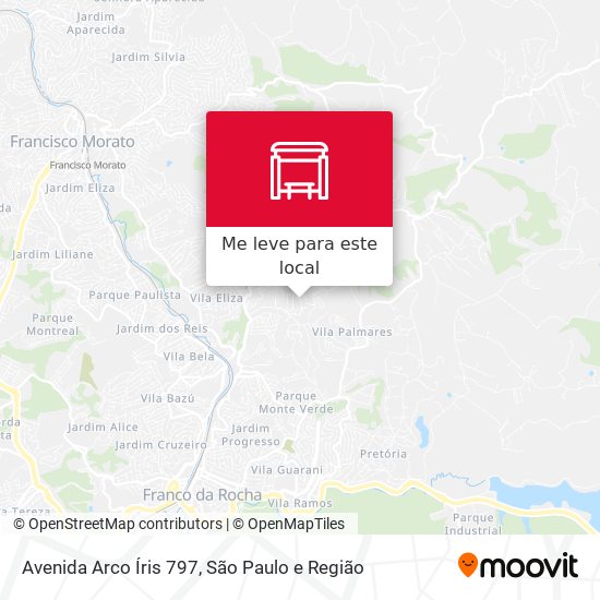 Avenida Arco Íris 797 mapa