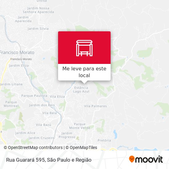Rua Guarará 595 mapa