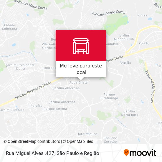 Rua Miguel Alves ,427 mapa