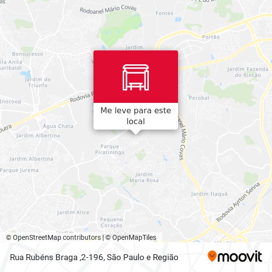 Rua Rubéns Braga ,2-196 mapa