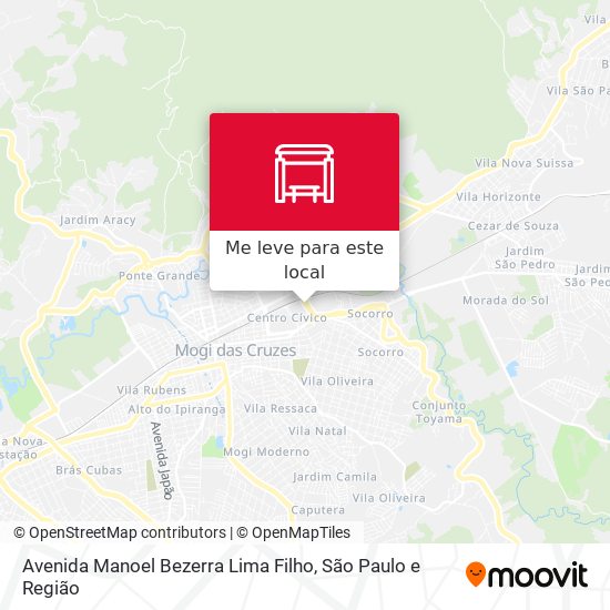 Avenida Manoel Bezerra Lima Filho mapa