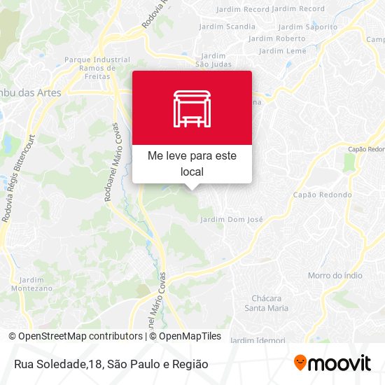 Rua Soledade,18 mapa