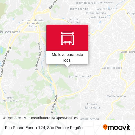 Rua Passo Fundo 124 mapa