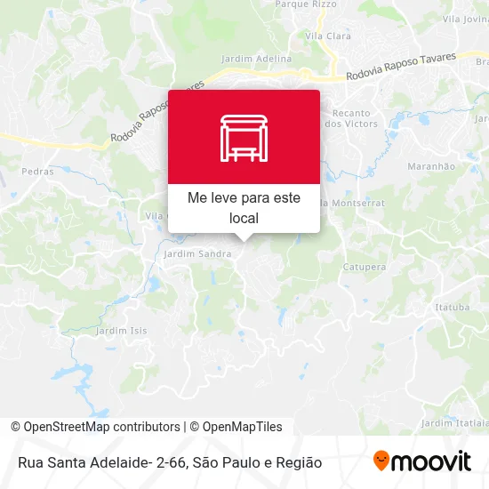 Rua Santa Adelaide- 2-66 mapa
