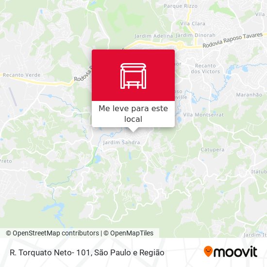 R. Torquato Neto- 101 mapa