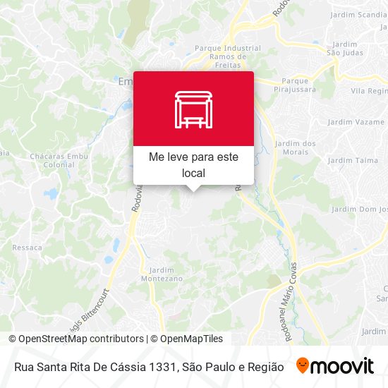 Rua Santa Rita De Cássia 1331 mapa