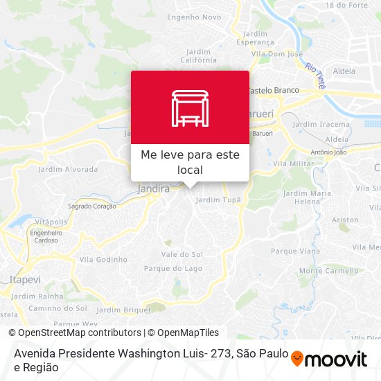 Avenida Presidente Washington Luis- 273 mapa