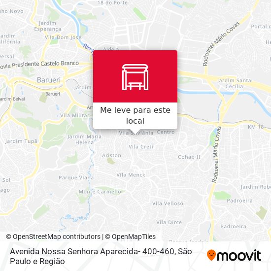Avenida Nossa Senhora Aparecida- 400-460 mapa