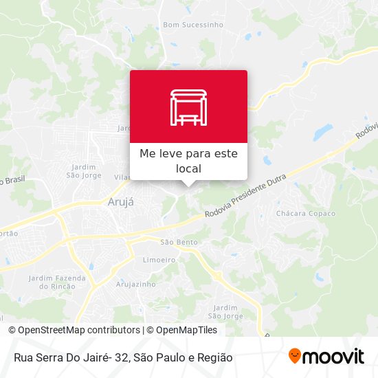 Rua Serra Do Jairé- 32 mapa