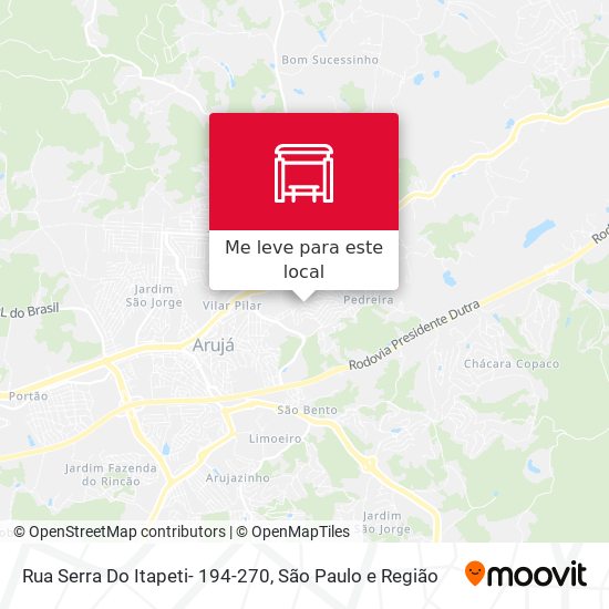 Rua Serra Do Itapeti- 194-270 mapa