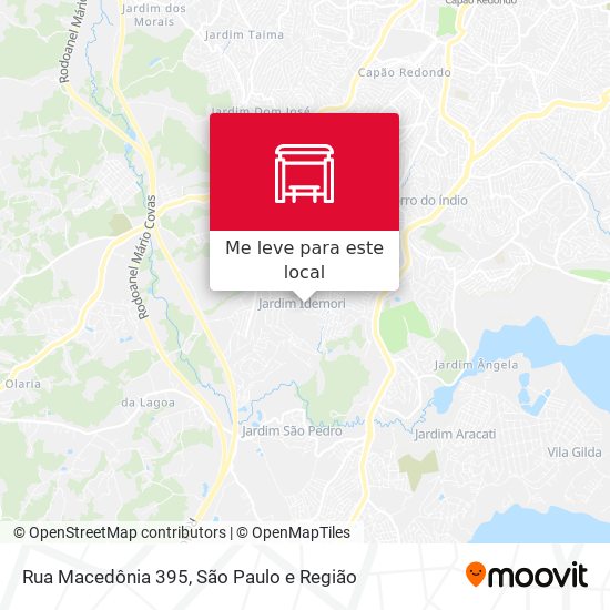 Rua Macedônia 395 mapa