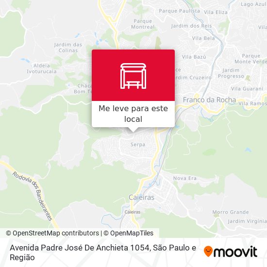 Avenida Padre José De Anchieta 1054 mapa