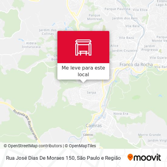 Rua José Dias De Moraes 150 mapa