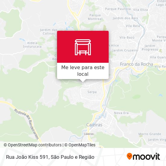 Rua João Kiss 591 mapa